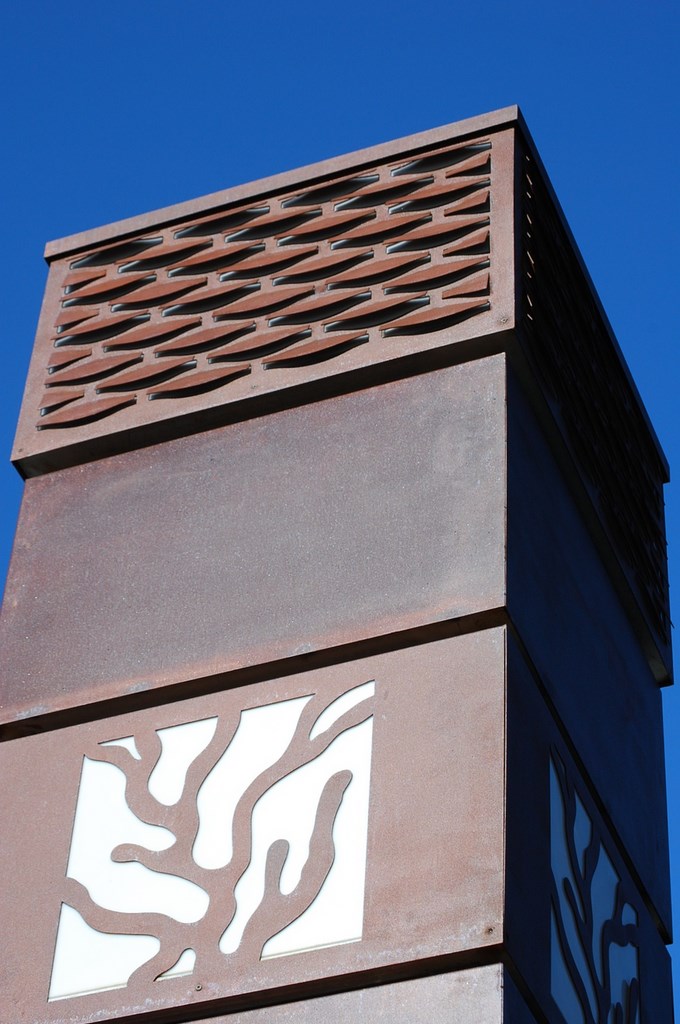 Pintura cerrajeria exterior tratamiento especial acero corten. Barcelona